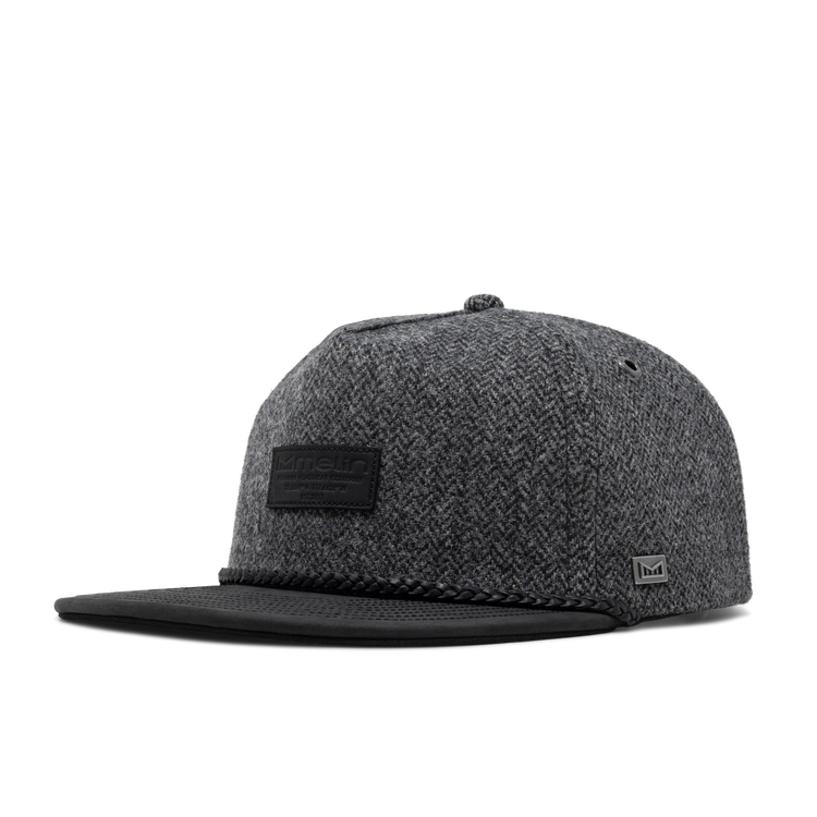 Charcoal-Herringbone